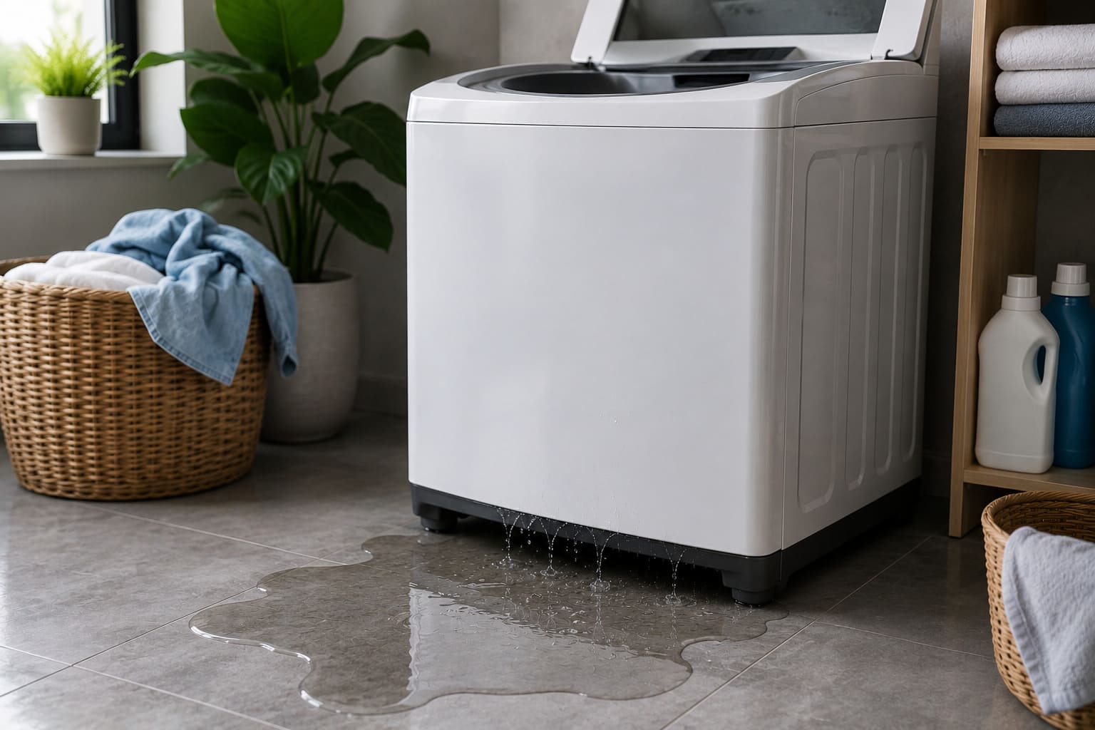 Top Loading Washing Machine Leaking from Bottom: Causes and Solutions