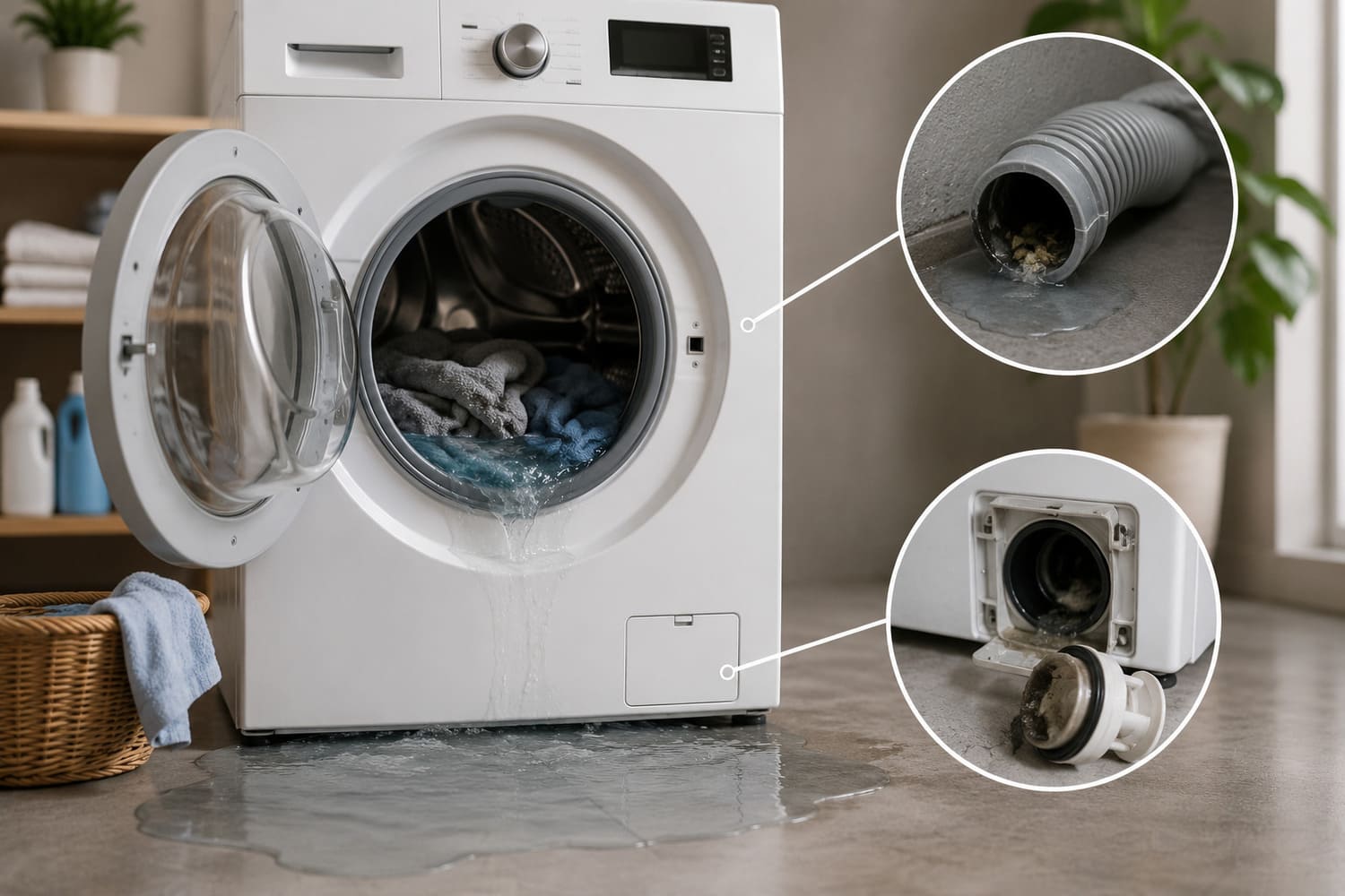 Why Is My Washing Machine Not Draining the Water? Here’s What to Check