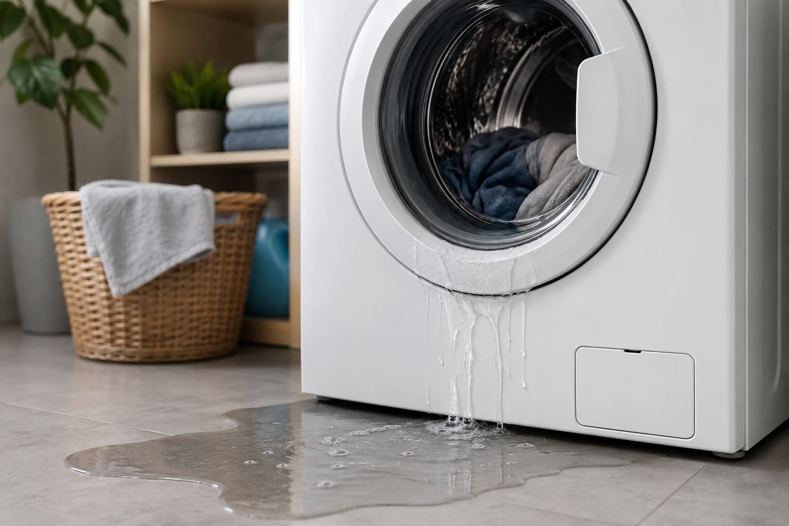 Why is My Washing Machine Leaking Water from the Door?