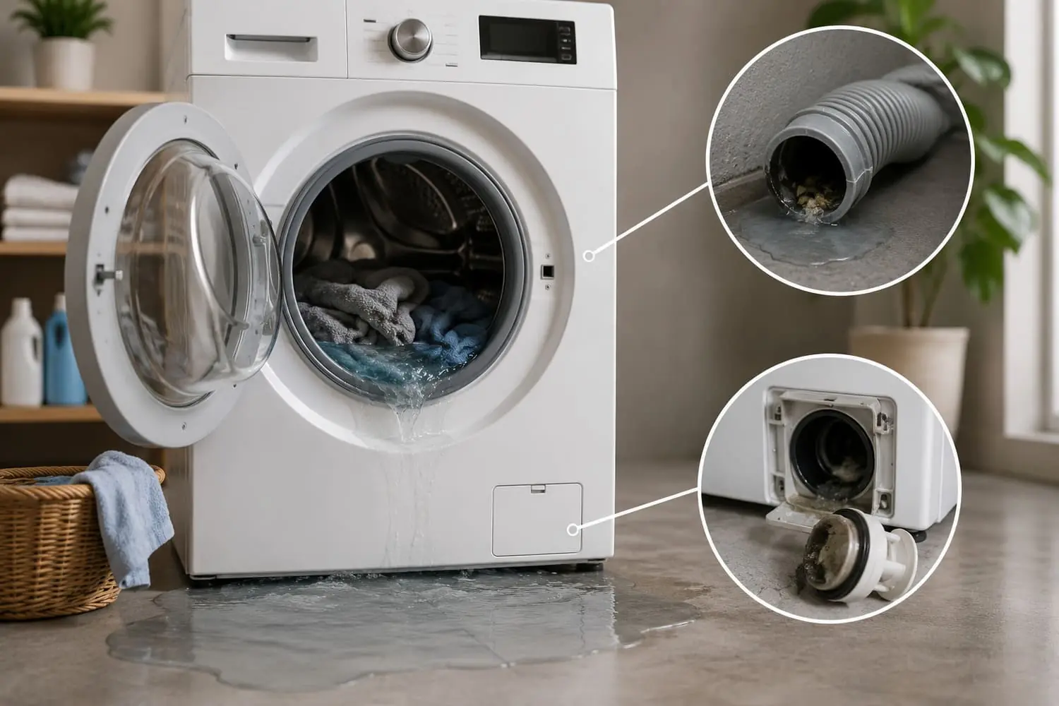 Why Is My Washing Machine Not Draining the Water? Here’s What to Check
