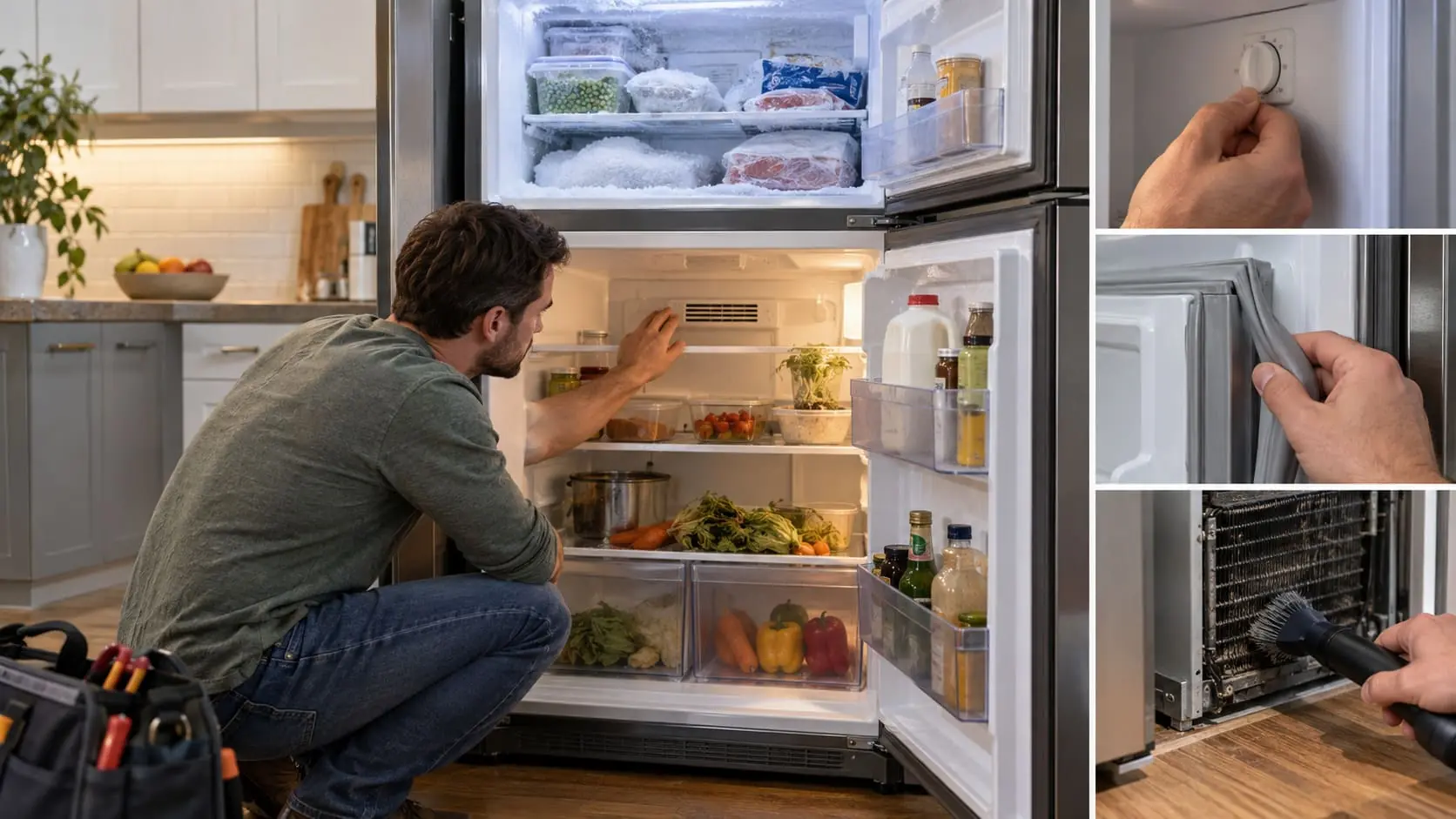 Refrigerator is not cooling but freezer works: Quick DIY Fixes